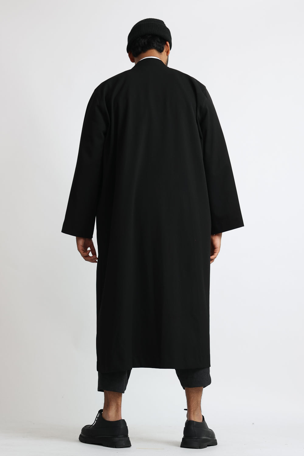 Cloak Overcoat: Black